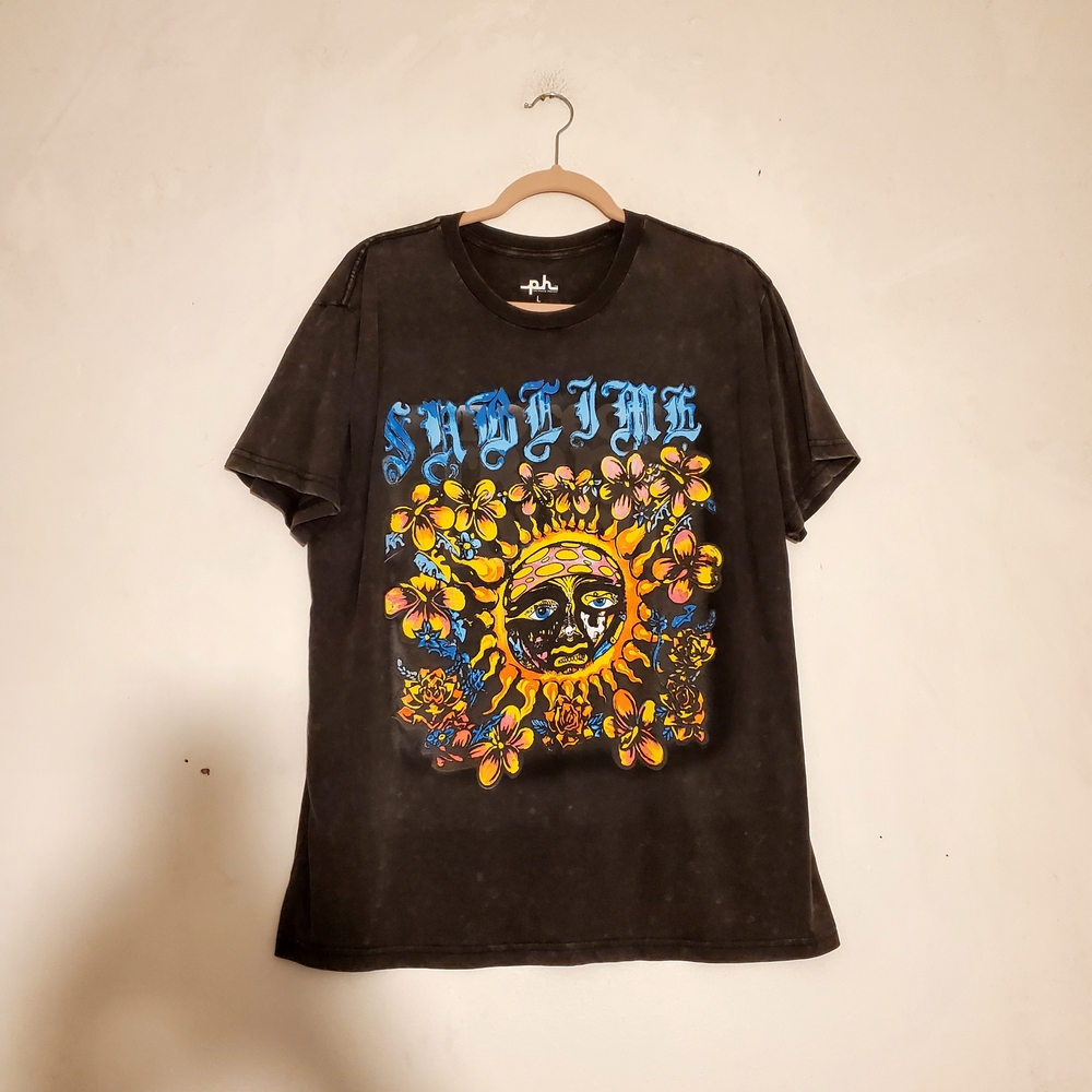 PH Phluid Project‎ Sublime Tshirt Cotton Tee Distressed Size Large Unisex NWOT